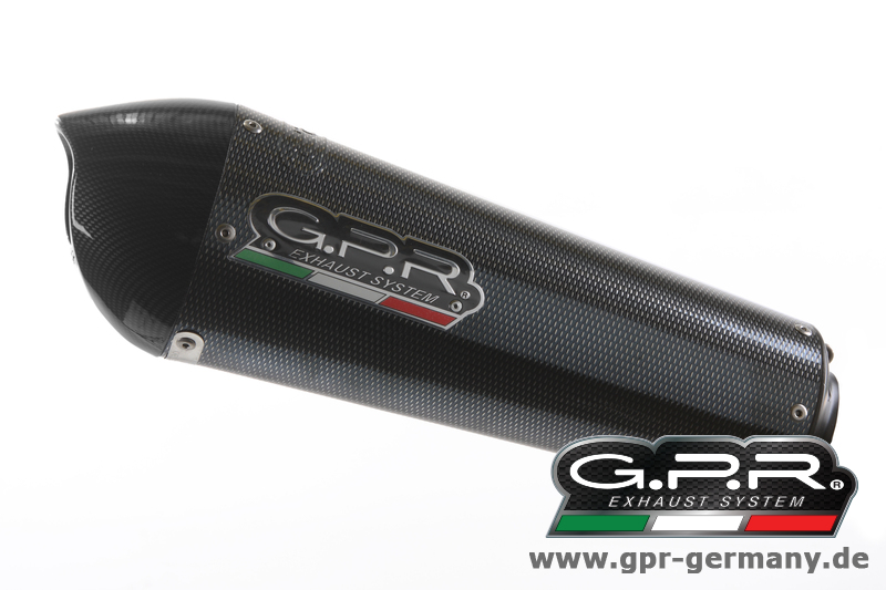 GPR GP Evolution Carbonlook MOTO GUZZI Griso 1200 8V 2007-13 Slip On Endschalldämpfer mit Kat